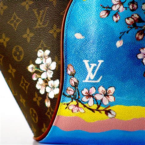 louis vuitton painting bag|does Lv stores engrave purses.